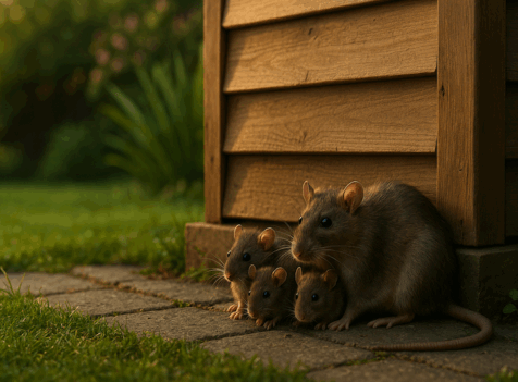 Rats Under Decking & Garden Sheds in Tring