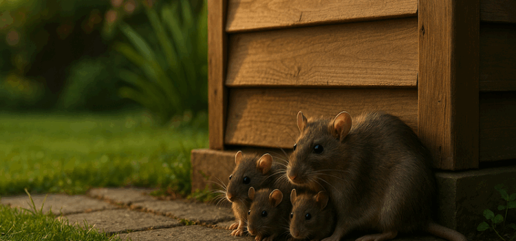 Rats Under Decking & Garden Sheds in Tring